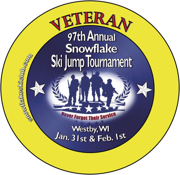 2020 Snowflake Veterans Button